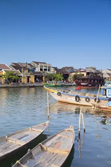 Hoi An Prints: Boats on Thu Bon River, Hoi An