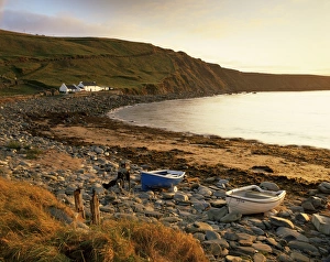 Unst Prints: Boats at Nor Wick on the northeast tip of the island