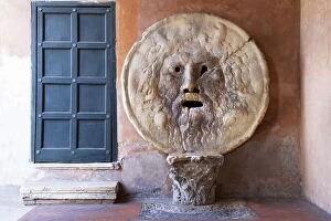 Door Collection: Bocca della Verita, Santa Maria in Cosmedin, Rome, Lazio, Italy, Europe