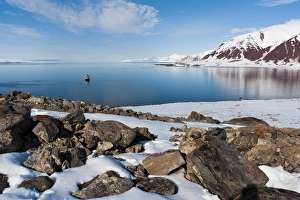 Spitzbergen Prints: Bockfjord, Spitzbergen, Svalbard Islands, Norway, Scandinavia, Europe