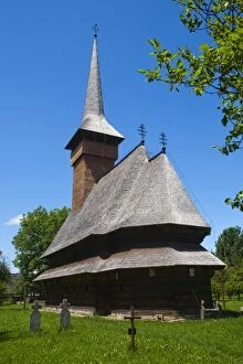Images Dated 17th June 2009: Bogdan Voda wooden church, UNESCO World Heritage Site, Bogdan Voda, Maramures