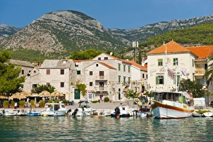 Adriatic Prints: Bol Town, Brac Island, Dalmatian Coast, Adriatic, Croatia, Europe