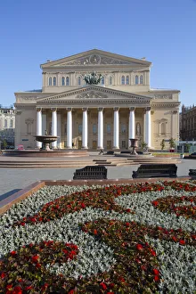 Public Park Prints: Bolshoi Theatre, Moscow, Russia, Europe