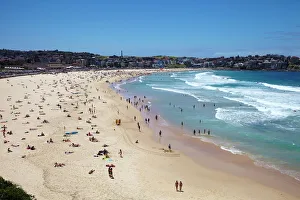 Sydney Prints: Bondi Beach, Sydney, New South Wales, Australia, Pacific