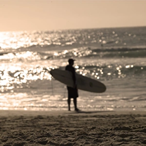 Young Man Prints: Bondi Beach, Sydney, New South Wales, Australia, Pacific