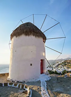 Windmills Prints: Boni's Windmill, Chora, Mykonos Town