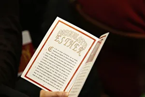 Images Dated 9th March 2009: Book of Esther (Meguilah), Paris, France, Europe