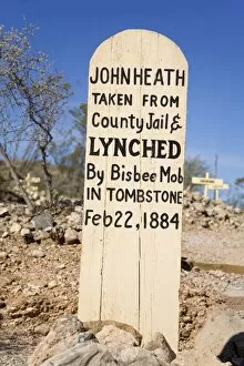 Images Dated 25th March 2009: Boothill Graveyard, Tombstone, Cochise County, Arizona, United States of America