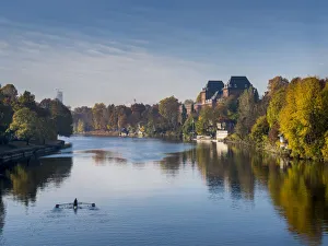 City Park Prints: Borgo Medievale fortress, Parco del Valentino, Turin, Piedmont, Italy, Europe