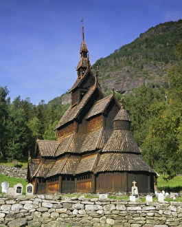 Images Dated 7th August 2008: Borgund Stave Church, Norway
