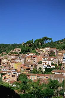 Provence Prints: Bormes les Mimosas, Provence, France, Europe