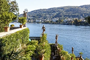 Isola Bella Prints: The Borromeos Palace and gardens on Isola Bella