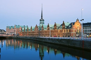 Steeple Prints: Borsen, former stock exchange built in 1619, Copenhagen, Denmark, Scandinavia, Europe