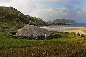 Pictish Prints: Bosta Iron Age House, Great Bernera Iron Age Village, Isle of Lewis, Western Isles