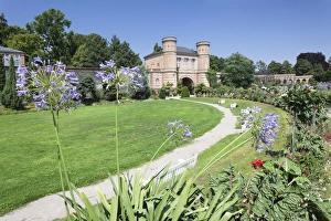 Botanical Garden Prints: Botanical garden, castle gardens, Karlsruhe, Baden Wurttemberg, Germany, Europe