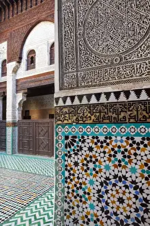 Medersa Prints: Bou Inania Medersa, Medina, UNESCO World Heritage Site