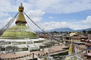 Images Dated 30th August 2010: Boudhanath, UNESCO World Heritage Site, Bagmati, Central Region, Nepal, Asia
