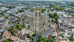 Streets Prints: Bourges Cathedral stands tall in the heart of Bourges