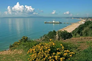 Blooming Prints: Bournemouth Pier, Poole Bay, Dorset, England, United Kingdom, Europe
