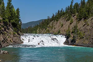 Purity Prints: Bow Falls, Banff, Alberta, Rocky Mountains, Canada, North America