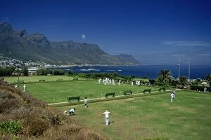 Images Dated 28th November 2007: Bowls at Camps Bay, Cape Town, Cape Province, South Africa, Africa