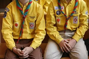 Images Dated 26th June 2000: Boy scouts, Paris, France, Europe