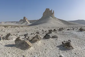 Kazakhstan Prints: Bozzhira Canyon, Ustyurt plateau, Mangystau, Kazakhstan, Central Asia, Asia