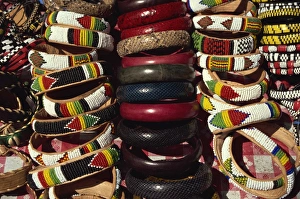 Stalls Prints: Bracelets and armbands, Dakar, Senegal, West Africa, Africa