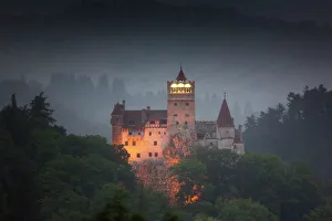 Romania Prints: Bran castle (Dracula castle), Bran, Transylvania, Romania, Europe