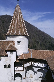 Romanian Prints: Bran Castle, (Draculas castle), Bran, Romania, Europe