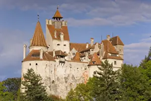 Bran Castle (Draculas Castle) perched atop a 60m peak in the centre of the village