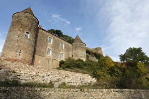 Chateaux Prints: Brancion castle, Brancion, Saone-et-Loire, Burgundy, France, Europe