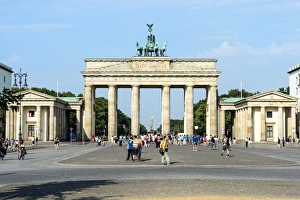 Neoclassical Prints: Brandenburger Tor, Berlin, Brandenburg, Germany, Europe