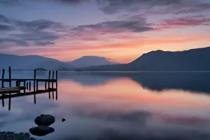 Editor's Picks: Brandlehow Jetty at dawn, Derwent Water, Lake District National Park, UNESCO World