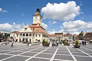 Images Dated 19th June 2008: Brasov Council Square, Brasov, Transylvania, Romania, Europe