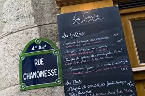 Images Dated 19th June 2008: Brasserie au Bougnat, Rue Chanoinesse, Ile de la Cite, Paris, France, Europe