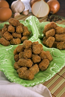 Snack Prints: Brazilian almondegas (fried meat balls), Brazil, South America