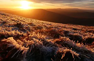 Brecon Beacons in winter, Brecon Beacons National Park, South Wales, United Kingdom