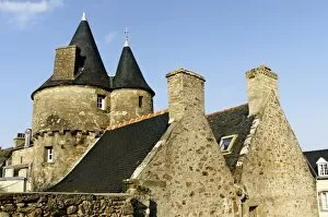 Breton manor house, Dinard, Brittany, France, Europe