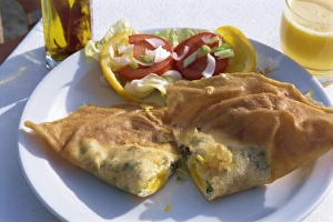 Lunch Prints: A bric, deep fried turnover