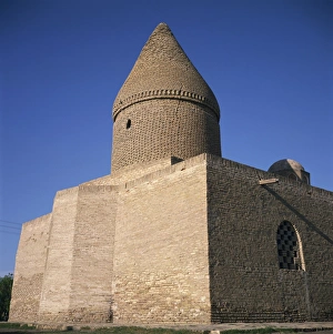 Bokhara Prints: Brick building of the Chashma Aub