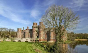 Weekend Prints: The brick built 15th century Herstmonceux Castle, East Sussex, England, UK