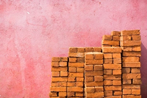 Stack Prints: Bricks, Negombo, Sri Lanka, Asia
