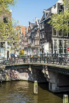 Brouwersgracht Prints: Bridge over Brouwersgracht, Amsterdam, Netherlands, Europe