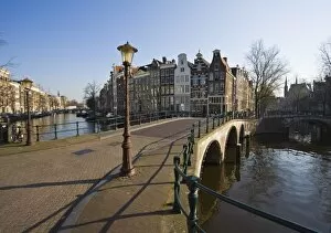 Images Dated 9th April 2008: Bridge over the Keizersgracht canal, Amsterdam, Netherlands, Europe