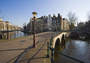 Images Dated 9th April 2008: Bridge over the Keizersgracht canal, Amsterdam, Netherlands, Europe