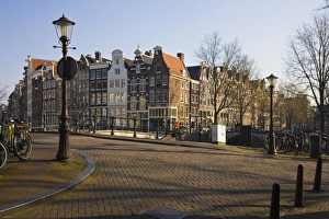 Images Dated 9th April 2008: Bridge over the Keizersgracht canal, Amsterdam, Netherlands, Europe