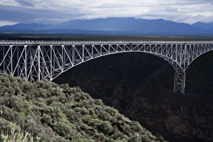 Gorge Prints: Bridge over the Rio Grande Gorge, Taos, New Mexico, United States of America
