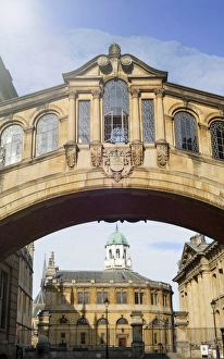 Theatres Prints: The Bridge of Sighs (Hertford Bridge) and the Sheldonian Theatre, Oxford University