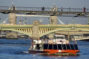 Millennium Bridge Collection: Bridges over the River Thames, London, England, United Kingdom, Europe